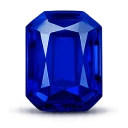 Blue gemstone